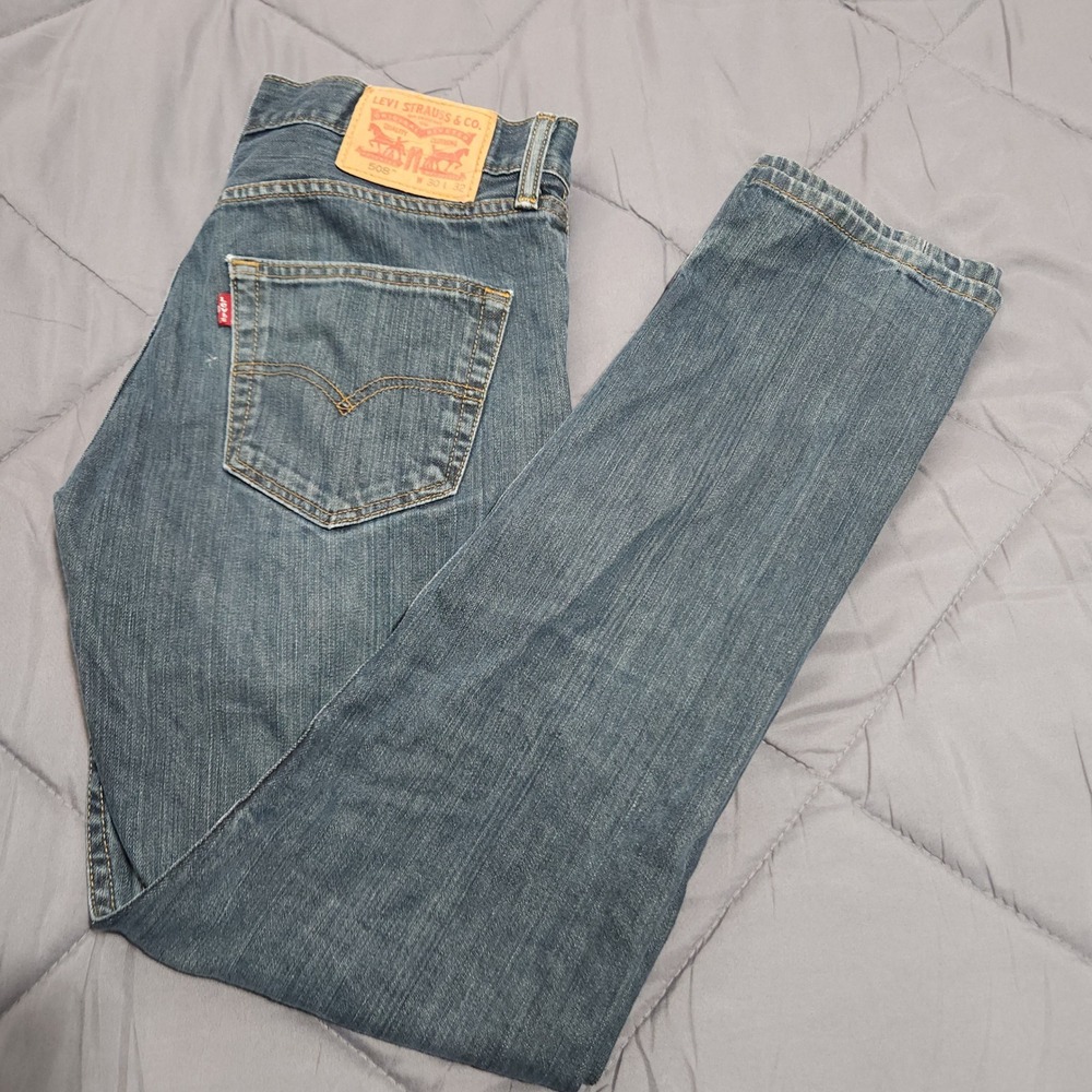 Levi's 508 Jeans Men's 30x32 Regular Taper Blue Denim Mexico 100 Cotton